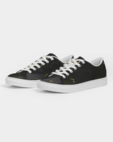 Black & Yellow SMC Women's Faux-Leather Sneaker