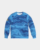 Blue Camo SMC Men's Pullover Sweater