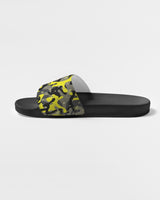 Yellow Grey Camo Men's Slide Sandal