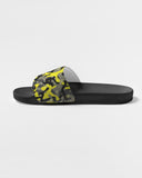 Yellow Grey Camo Men's Slide Sandal