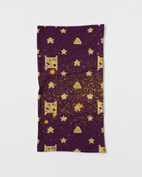 Burgundy Gold Splatter SMC Neck Gaiter Set