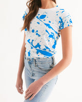 Blue Splatter SMC1 Women's Tee