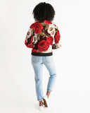 Rose Skulls SMC Women's Bomber Jacket