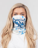 Blue Splatter SMC1 Neck Gaiter Set