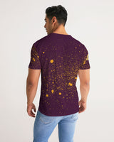 Burgundy Gold Splatter SMC Men's Tee