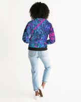 Purple Splash SMC Women's Bomber Jacket