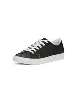 Black & Yellow SMC Women's Faux-Leather Sneaker