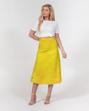 Yellow Paper SMC Women's A-Line Midi Skirt