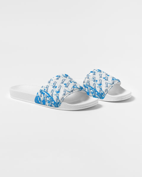 Blue Splatter SMC1 Men's Slide Sandal