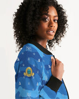 Blue Camo SMC Women's Bomber Jacket