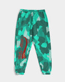 Lime Green Camo SMC Men's Track Pants