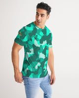 Lime Green Camo SMC Men's Tee