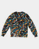 Blue and Orange Camo SMC Men's Pullover Sweater