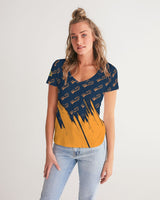 Pumpkin Bash SMC Women's V-Neck Tee