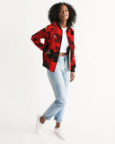 Red Camo SMC x2 Women's Bomber Jacket