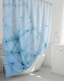 Space Hex SMC Shower Curtain 72"x72"