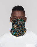 Blue and Orange Camo SMC Neck Gaiter Set