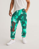 Lime Green Camo SMC Men's Track Pants