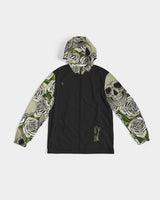 Olive Skulls SMC Men's Windbreaker