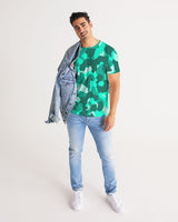 Lime Green Camo SMC Men's Tee