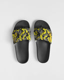 Yellow Grey Camo Women's Slide Sandal