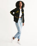 Black & Yellow SMC Women's Bomber Jacket