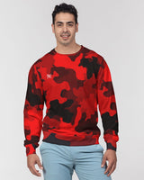 Red Camo SMC x2 Men's Classic French Terry Crewneck Pullover