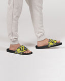 Yellow Grey Camo Men's Slide Sandal