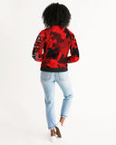 Red Camo SMC x2 Women's Bomber Jacket