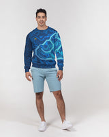 Blue Robo Cloud SMC Men's Pullover Sweater