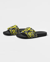 Yellow Grey Camo Men's Slide Sandal