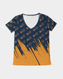 Pumpkin Bash SMC Women's V-Neck Tee