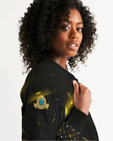 Black & Yellow SMC Women's Bomber Jacket