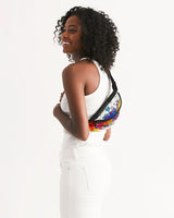 Abstract Splat SMC Crossbody Sling Bag