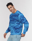 Blue Camo SMC Men's Pullover Sweater