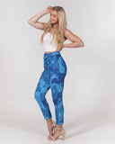 Blue Camo SMC Women's Belted Tapered Pants