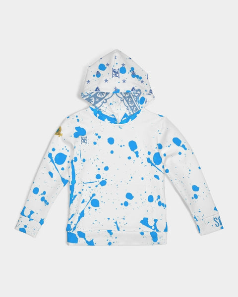 Blue Splatter SMC1 Kids Hoodie