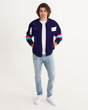 Dark blue Squares SMC Men's Bomber Jacket