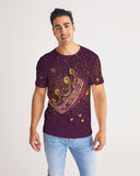 Burgundy Gold Splatter SMC Men's Tee