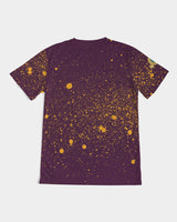 Burgundy Gold Splatter SMC Men's Tee