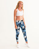 Blu Skull Camo SMC Women's Yoga Pants