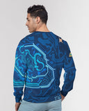 Blue Robo Cloud SMC Men's Pullover Sweater