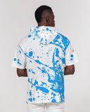 Blue Splatter SMC1 Men's Hoodie