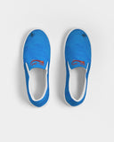 Blue Wrinkle SMC Women's Slip-On Canvas Shoe