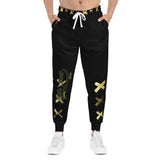 Gold X'ed Out Joggers