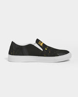 Black & Yellow SMC Men's Slip-On Canvas Shoe