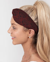 Burgundy Slim  SMC Twist Knot Headband Set