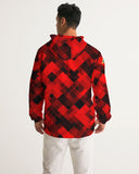 Red Plaid SMC Men's Windbreaker