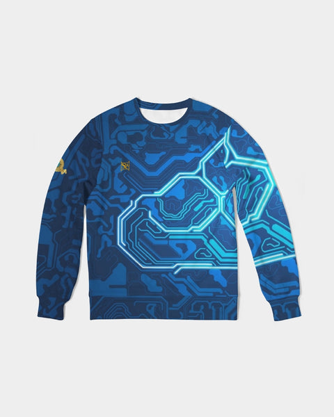 Blue Robo Cloud SMC Men's Pullover Sweater