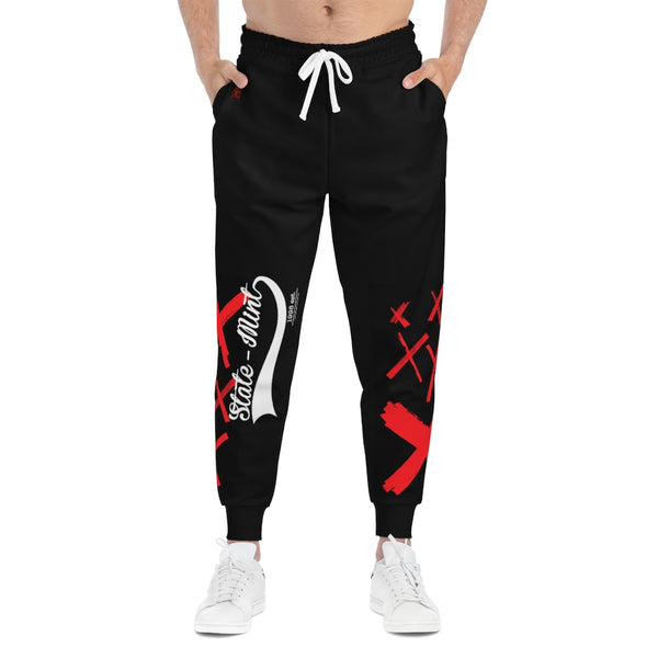 Red X'ed Out Joggers